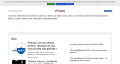 Desktop Screenshot of evous.fr